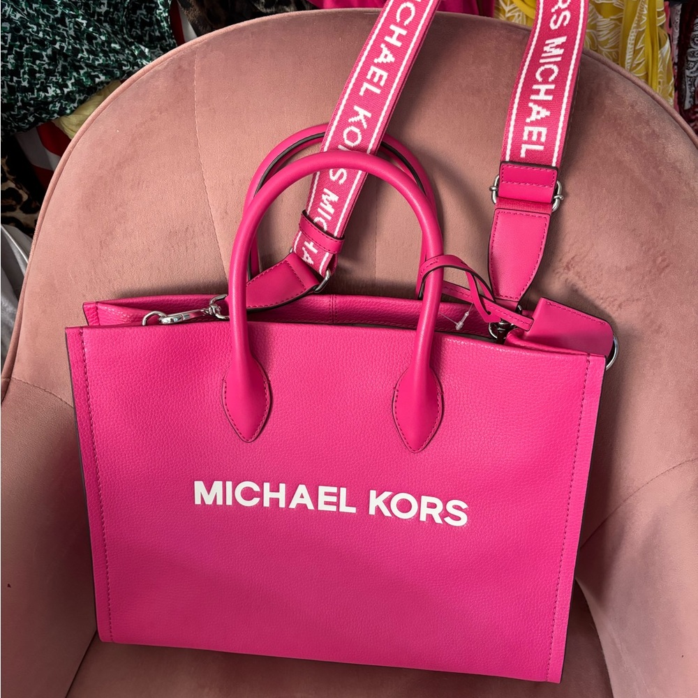 Michael Kors Fuchsia Tote Bag